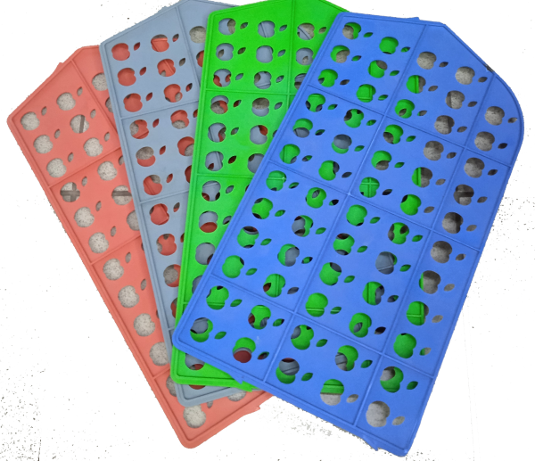 Перегородка  пластиковая к корзине OB5337, голубая // ЦК