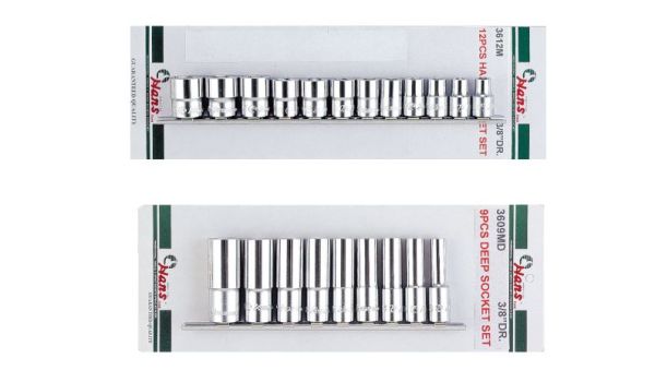 Набор головок удлиненный 3/8" // Hans