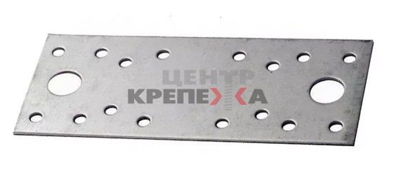 Пластина крепежная, 400х40х1,5мм, оцинкованная // ЦК