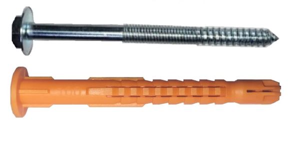 Дюбель фасадный DKR - TOP, с шестигранной головкой, 10х80 // ЦК