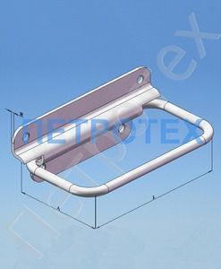 Ручка складная, 40/116, оцинкованная, 1блистер=1шт Ручка складная, 40/116, оцинкованная, 1блистер=1шт