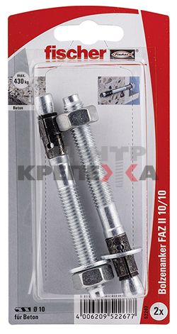 Анкерный болт FAZ 12/10K // Fischer
