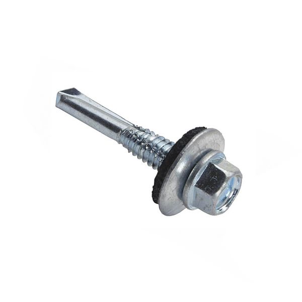 Саморез с шайбой, шестигранной головкой для металл