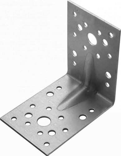 Уголок крепежный, усиленный 90х90х65х1,5мм // ЦК