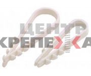 Дюбель-хомут для круглого кабеля, 5-10мм., нейлон,