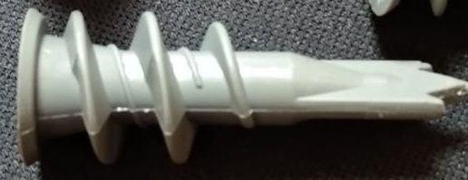 Дюбель Улитка для гипсокартона, со сверлом ПНД // ЦК