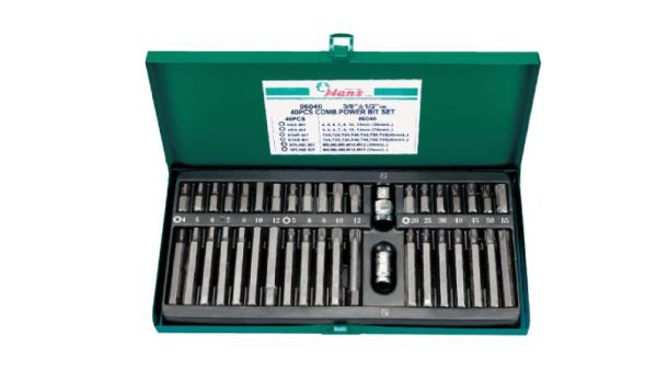 Набор бит 3/8" 1/2" // Hans Набор бит 3/8" 1/2" // Hans