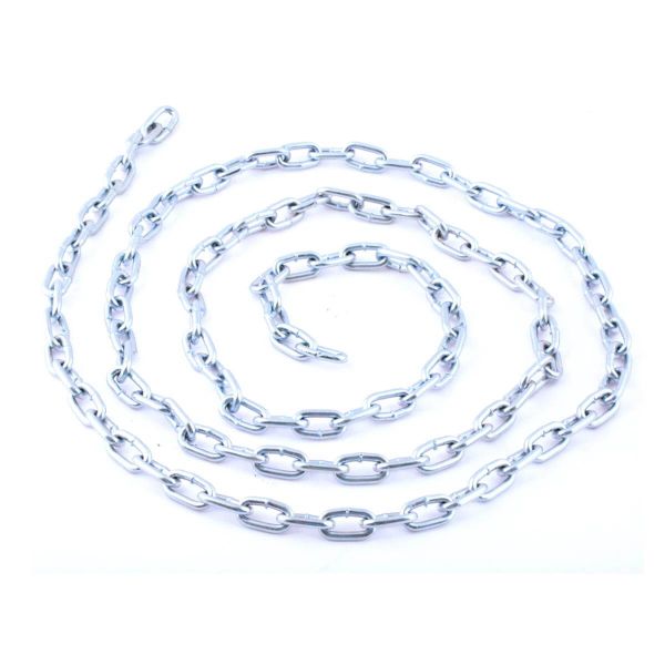 Цепь сварная короткозвенная DIN766, оцинкованная Цепь сварная короткозвенная DIN766, оцинкованная