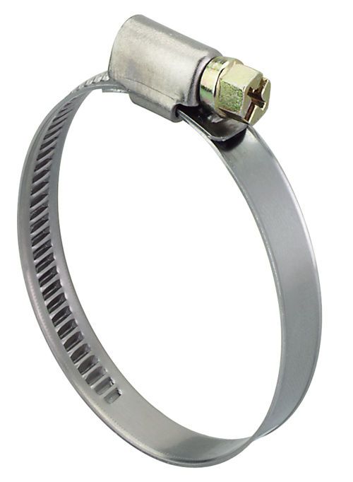 Хомут стальной для шланга SGS // Fischer