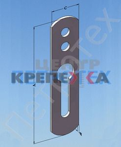 Подвеска бытовая, оцинкованная, 1блистер=6шт.
