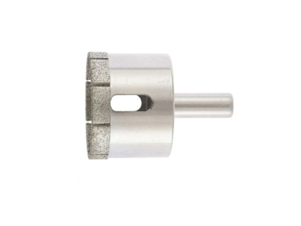 Сверло-коронка по стеклу и керамической плитке, 65х55мм, цилиндр. хв // ЦК