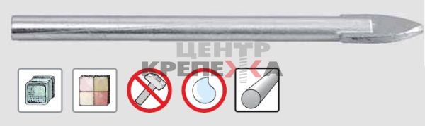 Сверло по стеклу, керамике и кафелю // KEIL