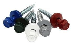 Саморез кровельный, 4,8х38, синие  RR 35