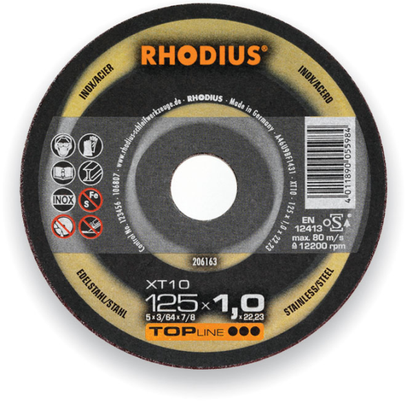 Диск абразивный по металлу XTK8 // Rhodius